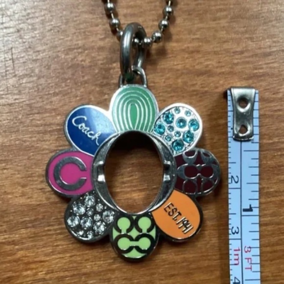 Coach Silver-tone Rare Find/Collectible Keychain/Bag Charm/Bag Tag/Hang Tag - Picture 4 of 15